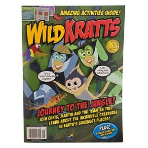 Wild Kratts Journey to the Jungle Interactive Educational Activity Magazine